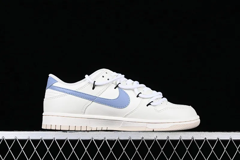 All categories Nk SB Dunk series Nk SB Dunk Low low-top sneakers Nk Dunk Low milk blue customized version of deconstructed strap casual sneakers DX5930-100